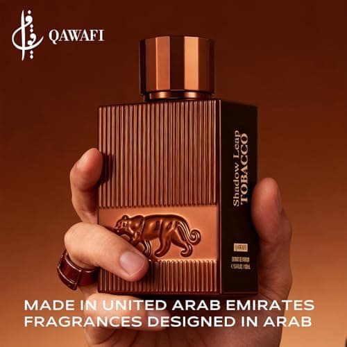 QAWAFI - Shadow Leap-Tobacco, Long-Lasting Perfume For Men, Tobacco, Honey, Clean Ingredients, Fragrance - Spray 100 ml | 3.4 fl. Oz - Thumbnail 4