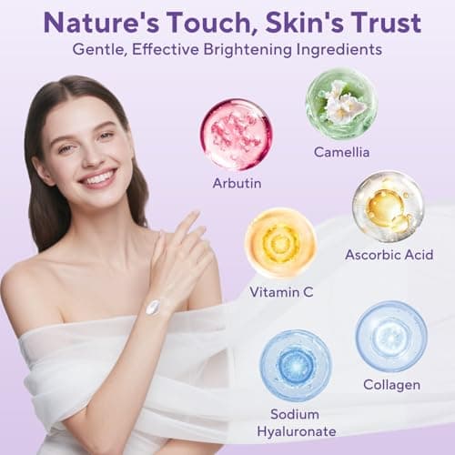 Skin Bleaching Cream, Dark Spot Remover for Face and Body, Hyperpigmentation Relief, Skin Lightening Cream with Vitamin C for Intimate Areas, Underarms, Knees, Elbows & Bikini Line, 3.38fl.oz - Thumbnail 2