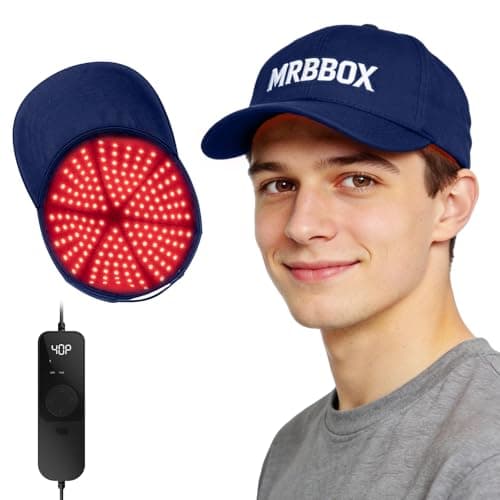 Red Light Therapy for Hair Growth,528 Total Light Emitters,Full-Scalp Coverage,Laser Hair Growth Cap,Blue - Image 1