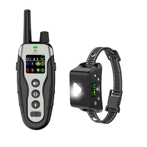 Zehoo GPS Wireless Dog Fence System and Remote Training 2-in-1,Radius 33-999 Yards,Beep,Vibration,Safe Shock,Night Lighting,IPX7 Waterproof,Electric -Collar Fence for Medium Large Dogs - Image 1