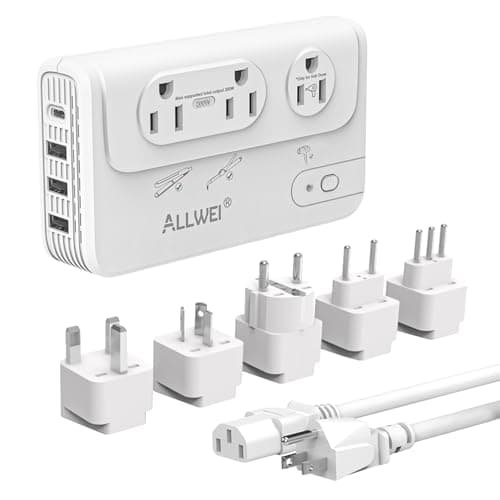 ALLWEI 2000W Voltage Converter 220V to 110V Travel Adapter