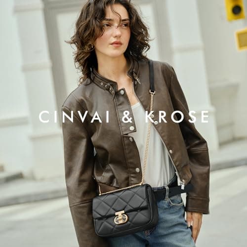 CinvaiKrose Women's Pebble Tabby Shoulder Bag, Shoulder Bag For Women Crossbody Handbags, Leather For Three Carrying Styles - Thumbnail 3