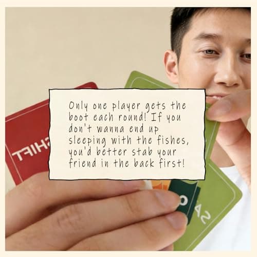 YOUMEWE: Cement Shoes – 2026 New Card Game | Utter Nonsense & Hilarious | Hilarious Party Fun for 3–8 Players, Ages 16+, Perfect for Game Night or Friends Party - Thumbnail 5