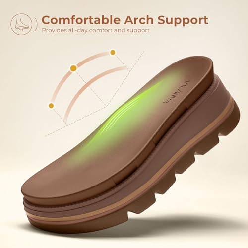 Vilanva Women's platform sandals Black Size 9 - Thumbnail 4