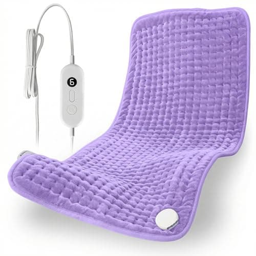 Heating Pad for Period Cramps, XXL Large Heating Pads for Lower Back Full Body Pain Relief, Moist Electric Heating Pad with Dry Heat, 6 Heat Settings, Auto Shut-Off, Washable - Image 1
