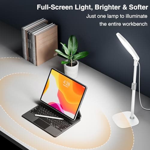 Lighting for Video Calls, 30 Light Modes Video Conference Light, Desk Ring Light with Stand for Webcam, Meetings, Live Stream, Home Office. CRI 97.8 - Thumbnail 6