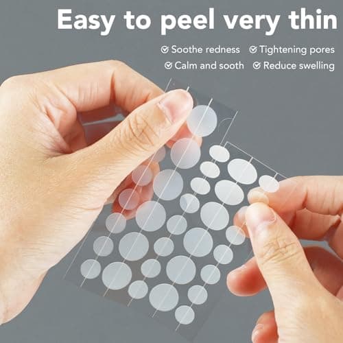 Pimple Patches for Face,Acne Patches for Face,Pimple Patch,Zit Patches,Hydrocolloid Blemish Patches for Covering Zits ,with Salicylic Acid,Tea Tree oil & Calendula oil (106 Counts, Count, 106.0) - Thumbnail 2