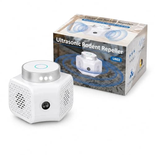 Ultrasonic Mouse Repellent Plug in Indoor, No-Touch Rodent Repellent for Home, 3 Modes with LED Strobe Light, Electronic Pest Control for House, Attic, Garage, Basement, Office and RV - Image 1