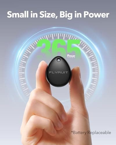 Air Tracker Tags-4 Pack for Apple Find My (iOS Only), Official MFi Certified, Mini Bluetooth Key Finder Locator with Sound, Smart Luggage Tracker for iPhone, Suitcases, Backpack, Wallet, Bike - Thumbnail 3