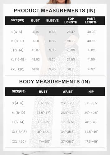 PRETTYGARDEN Women 2 piece Sets Summer Spring Short Sleeve Tops Leopard Flowy Beach Boho Pants Casual Business Work Cute Pj Lounge Sets Comfy Clothing Travel Vacation Outfits (Black Stone,S) - Thumbnail 6