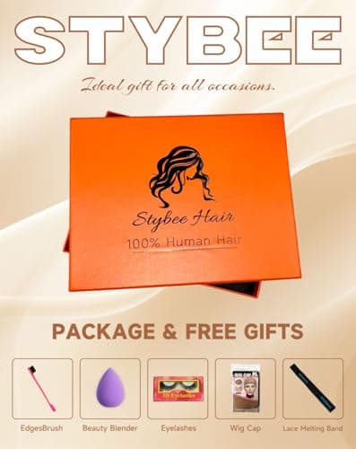 Stybee 24 Inch 613 13x6 Lace Front Wig Human Hair 200% Density Straight Blonde Wig Human Hair Pre-Plucked Natural Hairline Easy to Bleach and Dye No Bad Smell True Length Longer Lifespan - Thumbnail 6