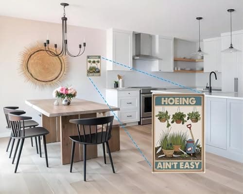 Carastora Funny Garden Sign – Humorous Decorative Metal Sign for Plant Lovers, Durable, Waterproof, Suitable for Gardens, Yards, Balconies, Kitchens, Cafes, Farms, and Outdoor Spaces – 8x12 Inches - Thumbnail 4