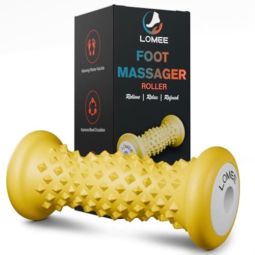 LOMEE Foot Roller Massager for Plantar Fasciitis, Foot Arch and Heel Pain Relief, Deep Tissue Muscle Massage, Feet Ergonomic & Rounded Top Design - Image 1