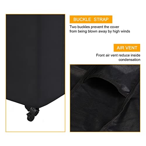 Jungda Outdoor Table Cover for Ooni Medium Modular Table,32 Inch Waterproof Outdoor Kitchen Pizza Oven Table Cover,Patio Grill Cart Covers Dustproof,Sunproof - 32 x 24 x 35 Inch - Thumbnail 3