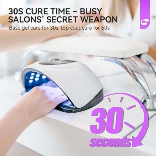 gelike ec Base Gel Top Coat Set: 2x100ml Hema Free Great Value Refill for Nail Techs Manicure Salon Store Compatible with All Gel Nail Polish & Acrylic Nails - Thumbnail 4