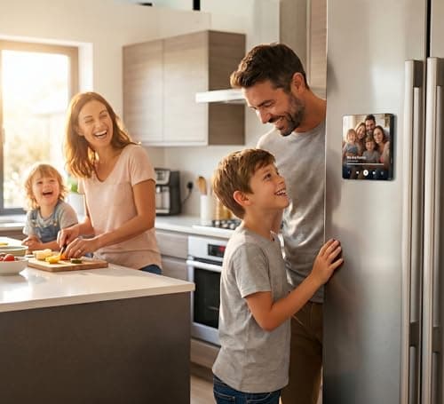 Personalized Music Fridge Magnet for Dad - Custom Photo & Song Gift for Father's Day, Birthday - Unique Dad Keepsake with Spotify Code - Thumbnail 6