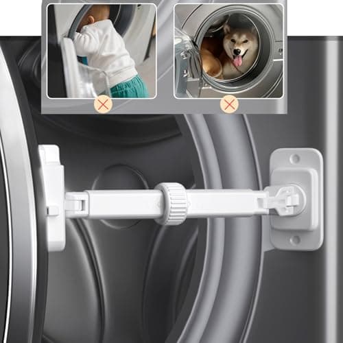 Bstsilver 2-Pack Child Proof Door Finger Pinch Guard, Baby Door Stopper& Door Latch, Adjustable Door Lever Handle for Pet Cat Dog Chicken Coop, Window Safety Locks for Toddlers, Easy Adhesive/Drill - Thumbnail 5