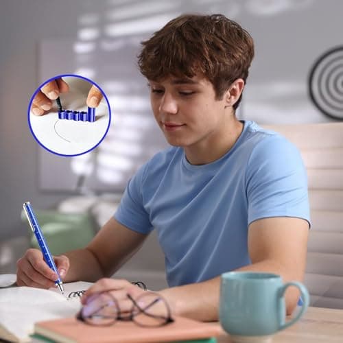 Fidget Gel Pen Gifts for Teens, Cool Gadget for Men Office Desk Accessories - Thumbnail 3