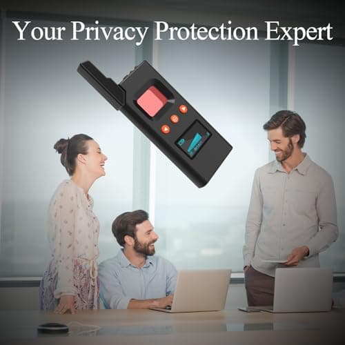 KEULGOUL Hidden Camera Detector & RF Bug Finder, Portable GPS Tracker Detector and Bug Sweeper for Privacy Protection in Car, Hotel, Office, Home & Travel - Thumbnail 6