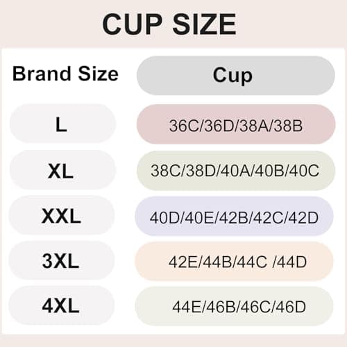 Daisy Bras for Older Women Front Closure – Wireless Plus Size Bra, No Underwire, Comfortable Snap Closing Bra for Seniors (US, Alpha, 4X-Large, Plus, Regular, Nude) - Thumbnail 6
