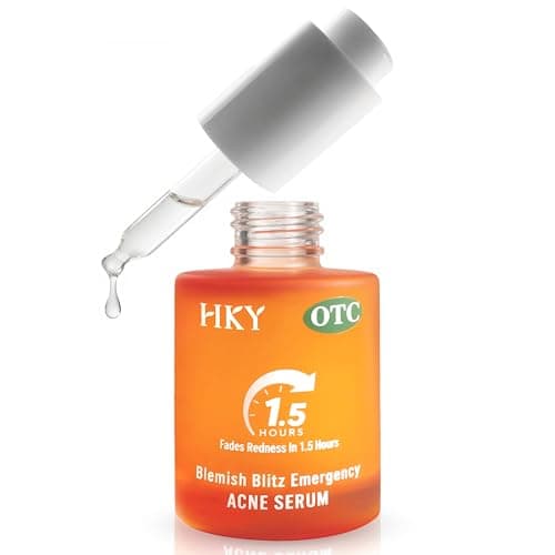 HKY Acne Serum, Salicylic Acid (BHA) + PHA + PAD, Redness Relief in 90 Mins, OTC Formula with Rice Ferment & Centella & Niacinamide, Pore Minimizer & Post-Acne Mark Treatment, Acne-Prone Skin [20ml] - Image 1