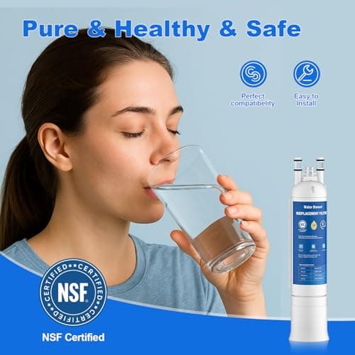 Water Bressvi FPPWFU01 Water Filter Replacement Compatible with Frigidaire FPPWFU01, FPPWFU01, PureAdvantage, PWF-1 FPPWFU01 PurePour Water Filter, Remove Impurities from Water (3-PCS) - Thumbnail 2