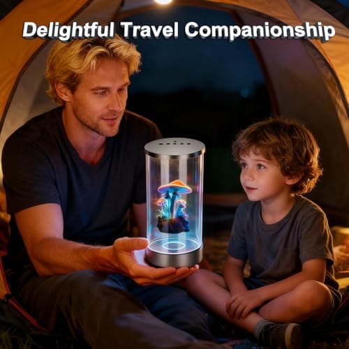 WeADS Hologram Fan，3D Hologram Projector with WiFi Connetion, Charge Type C and Compatible With Mp4, Jpg for Halloween,Christmas,Thanksgiving,Easter,Birthday Gifts (Silver) - Thumbnail 4