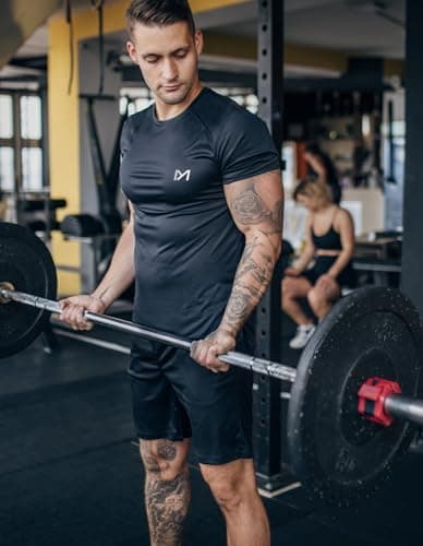 Men’s Compression Shirts Quick Dry, Top Baselayer Short Sleeve Athletic Undershirt, Workout Gym Slimming Undershirt - Thumbnail 3