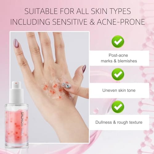 SKSOYT Salmon DNA PDNA Pink Hyaluronic Moisturizing Cream - Lightweight Hydrating Face Moisturizer, Brightening & Elasticity Support, Pore Care - Thumbnail 6
