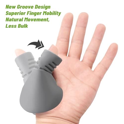 Rolitwils Thumb Guard Baseball, Grooved Catchers Thumb Protector - Silicone Baseball Thumb Guard with Impact Absorption for Youth Adult Catchers Training & Games - Thumbnail 3