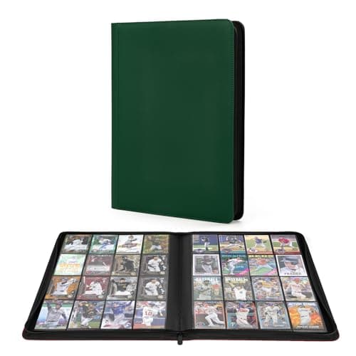 Premium 1000+ Pockets Trading Card Binder, 16-Pocket Ringless Side-Loading Album for TCG, MTG, Lorcana, Sports & Standard-Size Cards