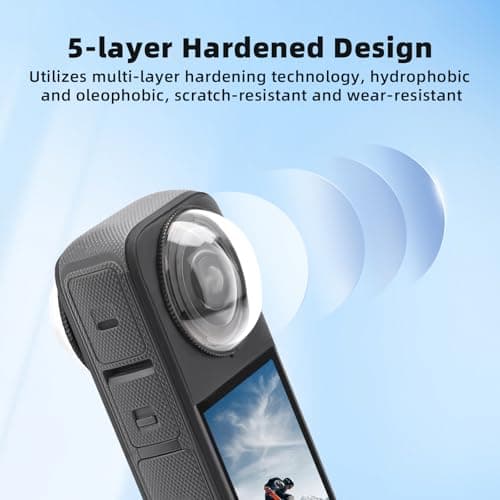 Flymile X4 Premium Lens Guard for Insta360 X4, High Transparency Tempered Glass Lens Protector for Insta 360 X4 Camera Anti-scratch Accessories(Not for X4 Air) - Thumbnail 5