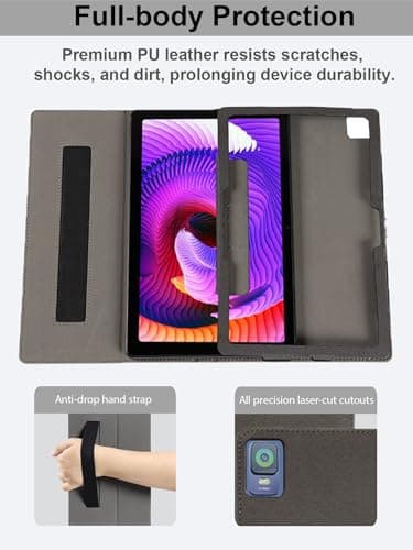 Tablet Case Compatible with XPPEN Magic Drawing Pad 12.2 inch, Eco-Friendly Protective Case with Foldable Stand & Stylus Holder, Durable for Office/Outdoor Artwork (Slim Fit & Easy to Carry) - Thumbnail 5