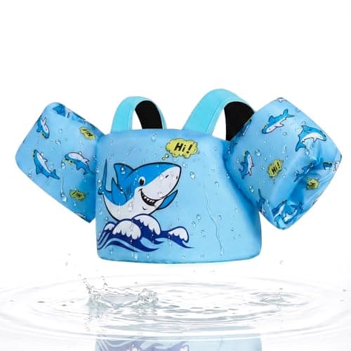 Gogokids Toddler Swim Vest for Kids 24-66 lbs, Swimming Pool Floats Vest[CPC Certified & Adjustable Fit] Toddler Arm Floaties Swim Jacket Water Wings for Beach Puddle Pool Jumper Boys Girls 1-6 Years - Image 1