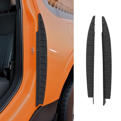 Maxzina Rear Door Edge Protectors Compatible with 2022-2025 2026 Ford Maverick TPE Rear Door Windshield Seal Strips for 2024 Maverick Accessories