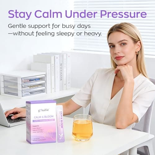 Vevoec Gynable Saffron Supplement, Mood & Stress Support, Calm Drink Mix for Women, 7-in-1 Blend with 89mg Saffron Extract, Ashwagandha, L-Theanine, Magnesium & Shilajit, 20 Stick Packs, Lime Flavor - Thumbnail 5