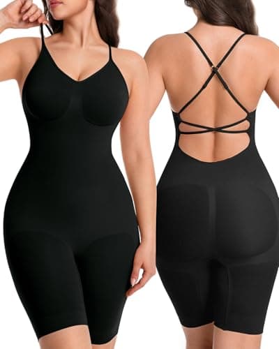 anylost Backless Shapewear for Women with Tummy Control, Seamless Low Back Shapewear Bodysuit for Women, Full Body Shape - Image 1