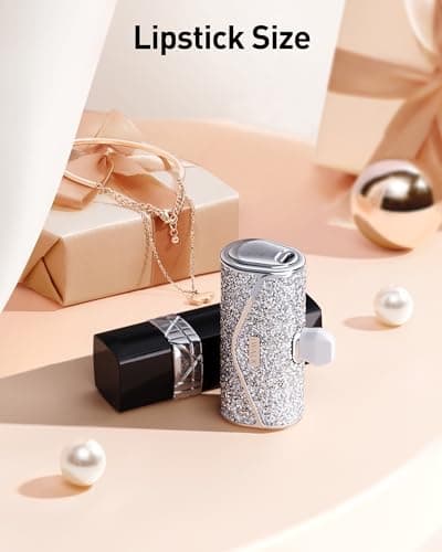 iWALK Upgraded Sparkly Portable Charger 22.5W, 5000mAh Power Bank for iPhone 17/16/15 Series, Mini Battery Pack with Built-in USB-C Connector Compatible with Samsung S25/24, iPad Pro/Air, AirPods - Thumbnail 3