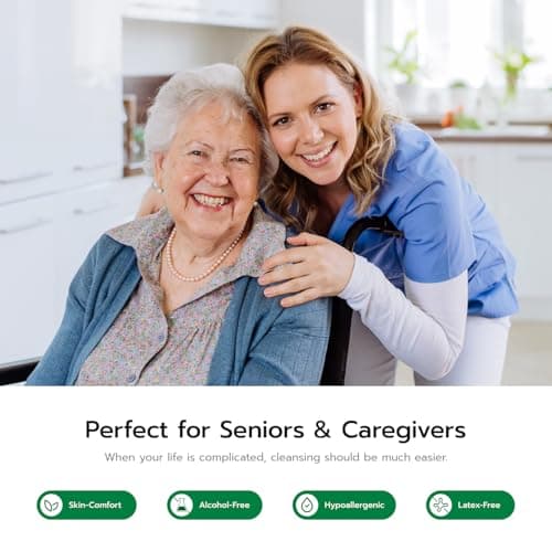 10 PCS Rinse-Free Body Wipes, Ultra Thick Shower Wipes for Skin, Disposable & Travel Essentials, Hypoallergenic, Green Tea & Aloe-Infused, XL Cleansing Wipes for Post Workout Cleanup & Elderly Hygiene - Thumbnail 5