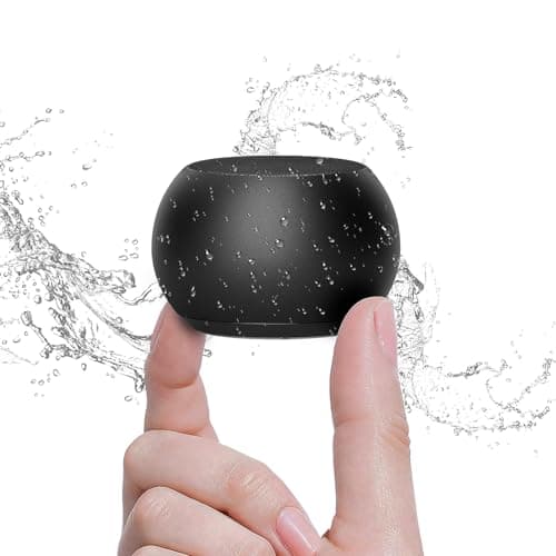 Mini Bluetooth Speaker, 2026 Super Bass 5W Portable Wireless Speaker with Lanyard, IP7 Waterproof 8H Playtime Brief Design, Small Shower Travel Speaker for Outdoor/Beach, Compatible with iOS/Android - Image 1