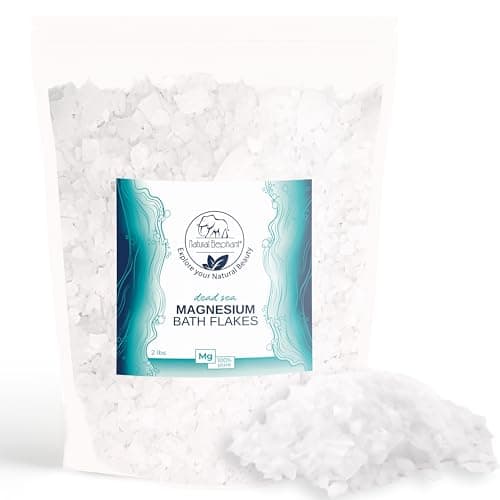 Natural Elephant Dead Sea Magnesium Bath Flakes | 2 lb Bag (32 oz) | Pure Magnesium Chloride Soak for Body and Foot | Ideal for a Soothing Bath Experience | Alternative to Epsom Salt - Image 1
