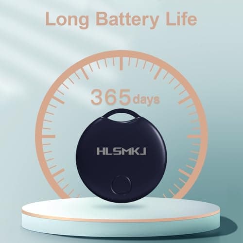 HLSMKJ Bluetooth Tracker-1 Pack, Item Location Tracker, Works with Apple Find My (iOS Only), Help You Track Your Keys, Wallet, Luggage, Backpack, Replaceable Battery, Super Lightweight - Thumbnail 4
