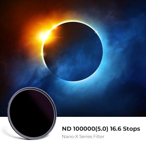 K&F CONCEPT 67mm ND100000(16.6 Stops) ND Lens Filter Neutral Density Lens Filter with 28 Multi-Layer Coatings (Nano X Series) - Thumbnail 2