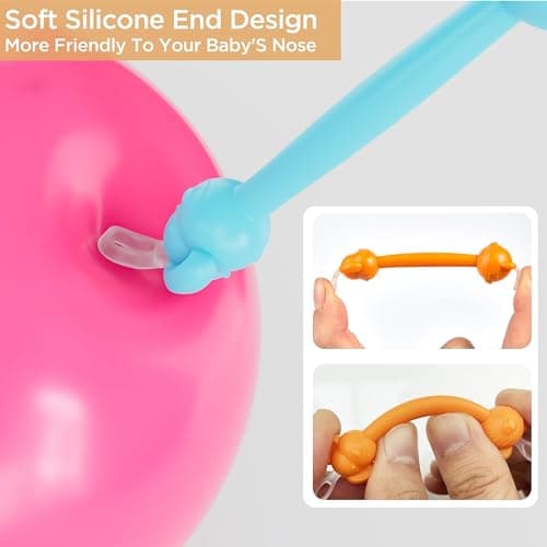 3 in 1 Baby Booger Remover and Baby Ear Cleaner Tool Baby Nose Cleaner with Soft Silicone End Dual Ear Wax and Snot Remover Safe Nasal Picker for Newborns Infants & Toddlers, BPA Free - Thumbnail 3