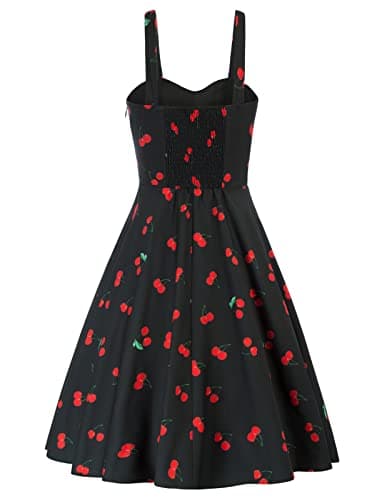 Belle Poque Black Cherry Baby Shower Bridal Shower Dress 2026 Summer Sun Dresses Wedding Guest Cocktail Party Dress 2XL - Thumbnail 3