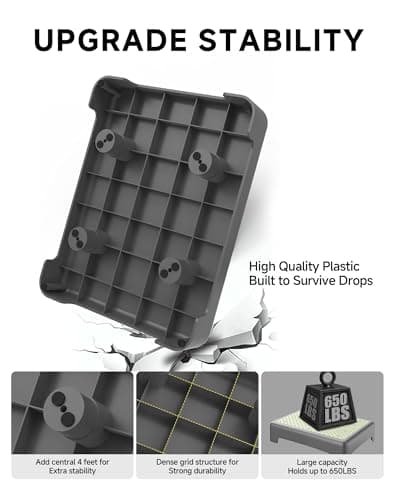 LIFTOZA Mobility Step Stool for Adults, Noctilucent Bed Step Stools, 680 LBS Capacity Safety Step Platform, Indoor and Outdoor Steps for Seniors, Non-Slip Stepping Stool Elderly Assistance at Night - Thumbnail 3