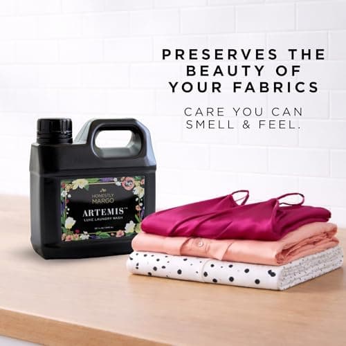Honestly Margo Artemis Luxury Laundry Detergent (32 oz, Pack of 1) – Laundry Detergent Scented with Almond, White Lilies, Amber Musk & Peach Perfume | Delicate Laundry Detergent, Liquid Soap, 11 Loads - Thumbnail 6