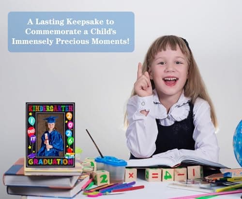 FaCraft Kindergarten Graduation Gifts - 4"x6" Kindergarten Graduation Picture Frame 2026 Kinder Grad Photo Frame for Boys Girls Kids Students You Did it Gifts for Son Daughter Grandson Granddaughter - Thumbnail 4