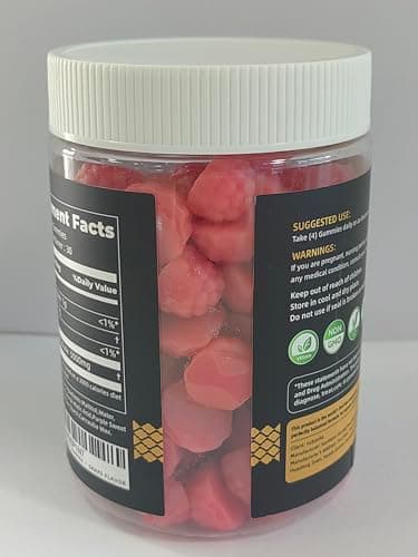 Nutravita Creatine Monohydrate Gummies for Men & Women-5g of Creatine Monohydrate per Serving - Sugar Free,Vegan, Grapes Flavor, 120 Count - Thumbnail 4
