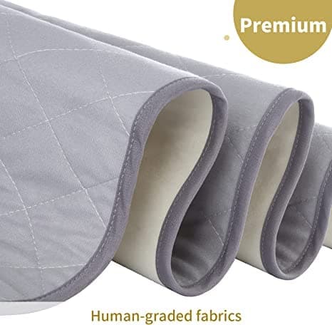 Washable Reusable Dog Pee Pads, 34"x52" Absorbent & Waterproof Puppy Training Pad for Crate, Playpen & Carpet, Large Potty Pads for Dogs, Cats & Small Pets - Thumbnail 5